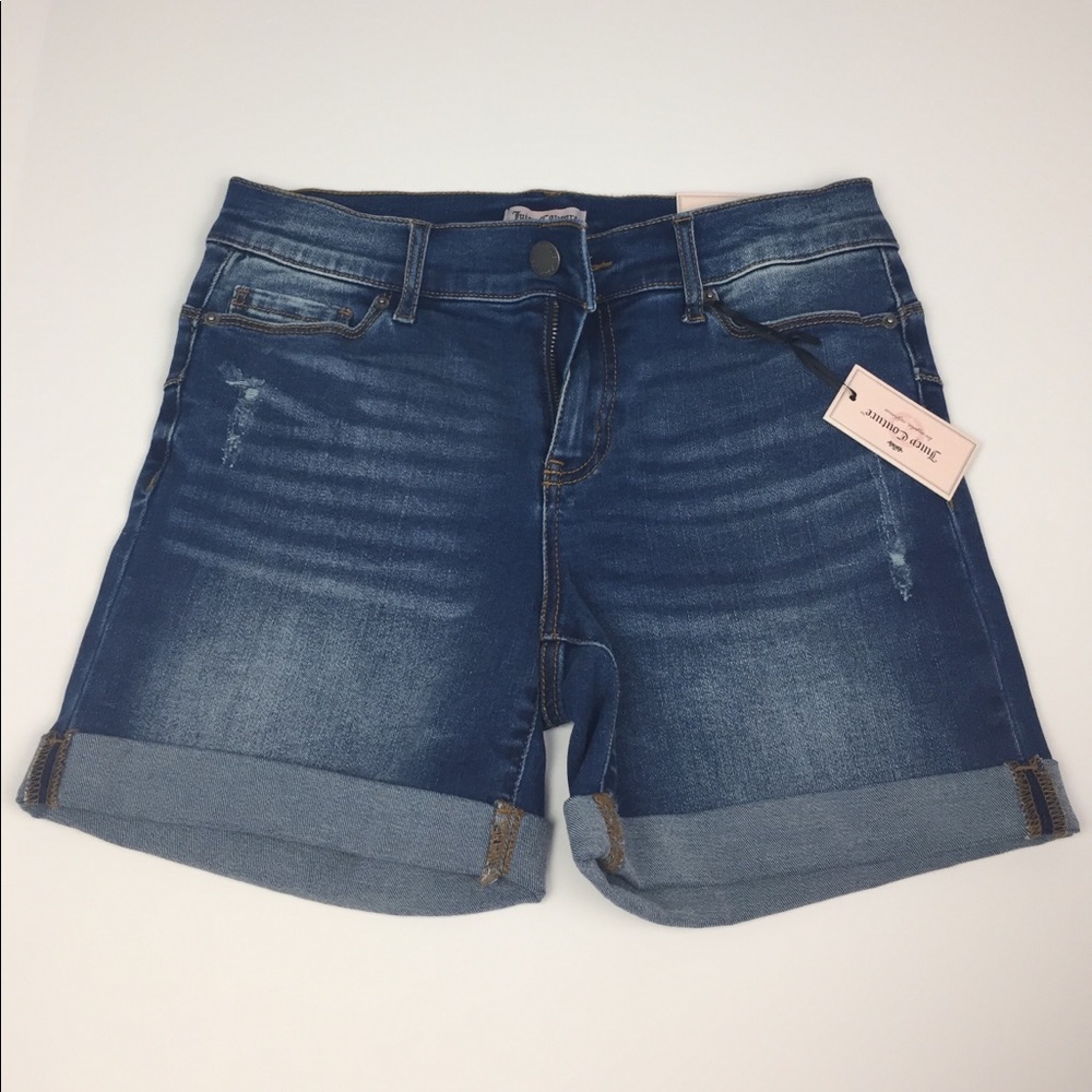 Juicy Couture Flaunt it Midi Cuffed Shorts Size 4